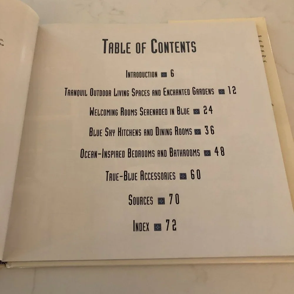 Blue and White Rooms Barnes and Noble Book